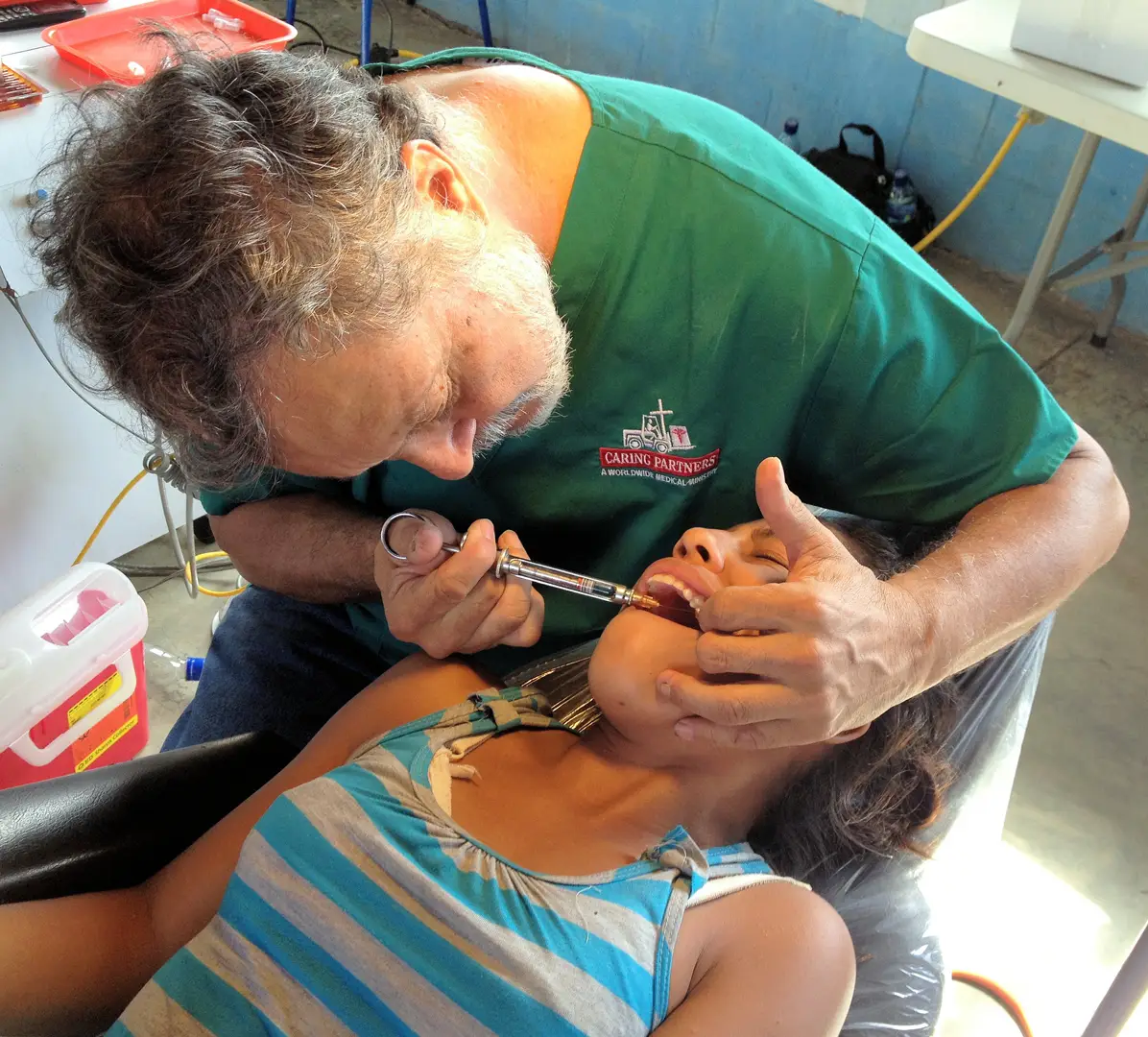Medical team serving patients in Thailand